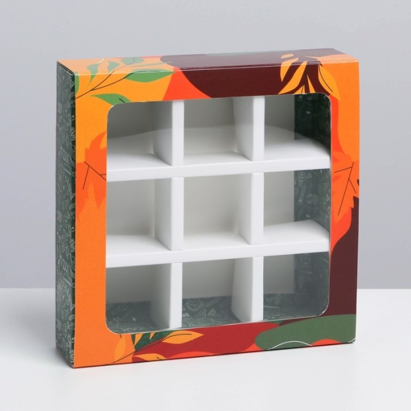 Коробка для 9 конфет "Любимому учителю"