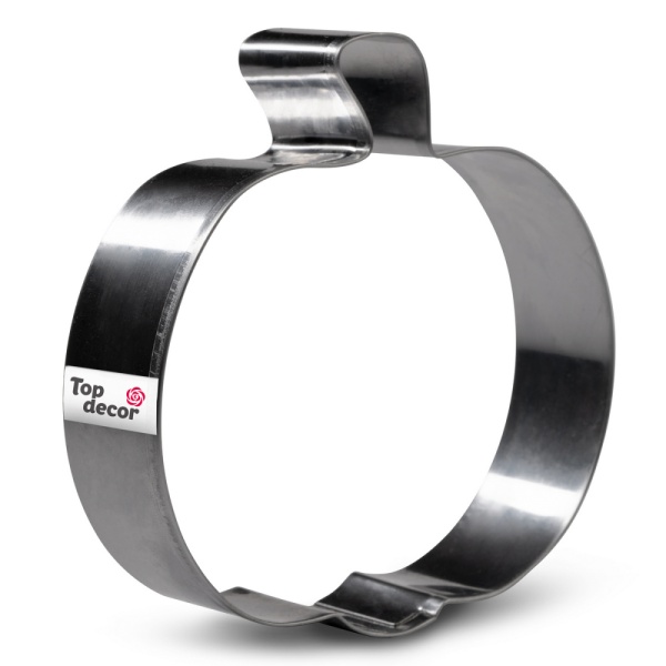 Вырубка для пряника "Тыква / Яблоко", 103х100 мм