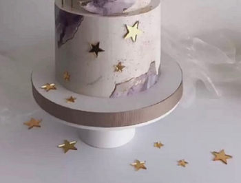 Набор топперов "Звезды" золотые, 12 шт