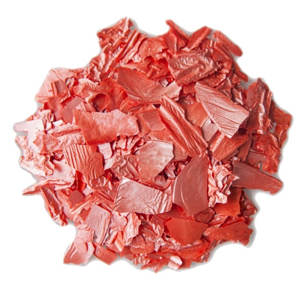 Перламутровые съедобные хлопья Флекс Оранжевый, 50 гр