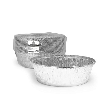 Форма алюминиевая для запекания круглая, d-167 мм h-55 мм, 1405 мл, 1 шт