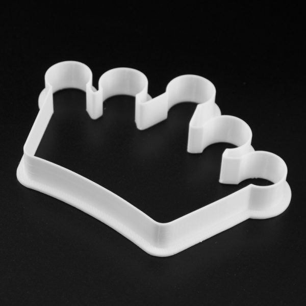 Вырубка для пряника "Корона" пластик, 11 см