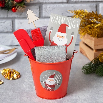 Набор подарочный кухонный "Ho-Ho-Ho", 7 предметов