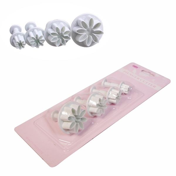 Набор плунжеров кондитерских  «Герберы», 4 шт