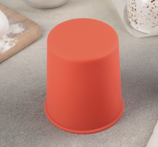 Форма для выпечки «Кулич», 9×9×10 см, силикон